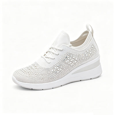 Scarpe casual versatili con strass – supporto plantare e camminata comoda