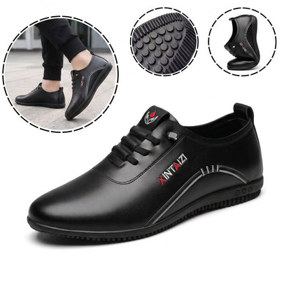 Scarpe ortopediche ergonomiche in pelle — Pelle di vacchetta italiana di prima qualità con supporto plantare per alleviare il dolore ai piedi