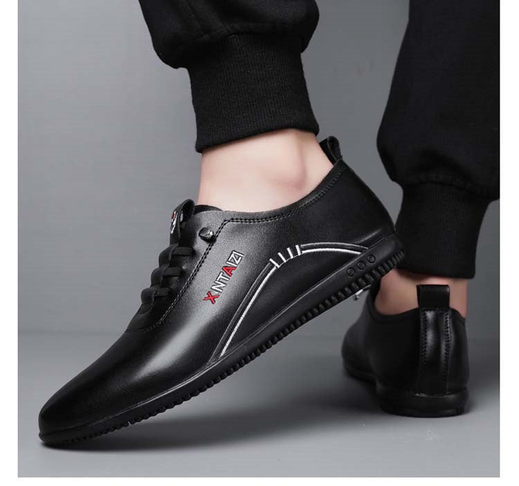 Scarpe ortopediche ergonomiche in pelle — Pelle di vacchetta italiana di prima qualità con supporto plantare per alleviare il dolore ai piedi