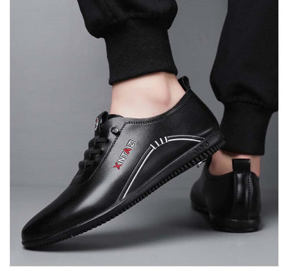 Scarpe ortopediche ergonomiche in pelle — Pelle di vacchetta italiana di prima qualità con supporto plantare per alleviare il dolore ai piedi