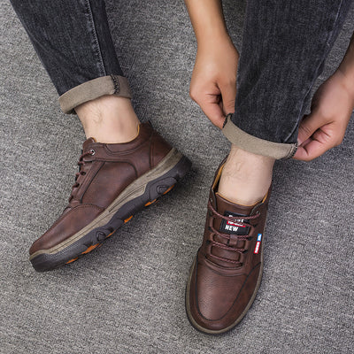 Scarpe ortopediche comode e casual – Realizzate a mano in pelle di vacchetta italiana, con supporto per l'arco plantare
