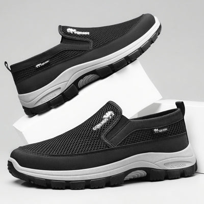 Scarpe sportive ortopediche a rete: con supporto per l'arco plantare, per alleviare il dolore; morbide e ammortizzanti.