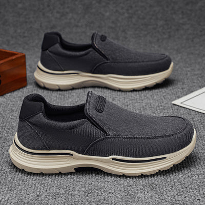 Comode scarpe ortopediche in pelle scamosciata — con supporto per l'arco plantare, per alleviare il dolore; raccomandate dai podologi