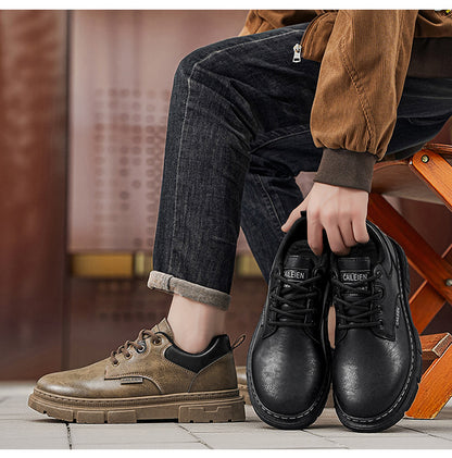 Scarpe ortopediche ergonomiche in pelle — Pelle italiana di prima qualità, supporto dell’arco plantare, stabilità del tallone e sollievo dal dolore ai piedi