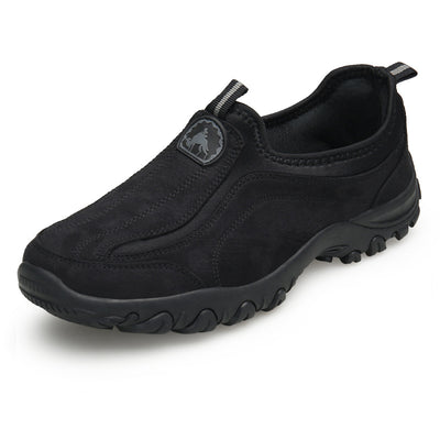 Comode scarpe ortopediche in pelle scamosciata — con supporto per l'arco plantare, per alleviare il dolore