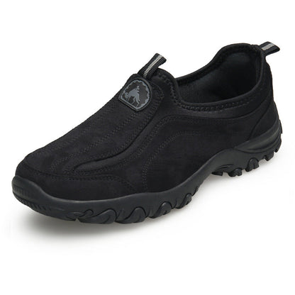 Comode scarpe ortopediche in pelle scamosciata — con supporto per l'arco plantare, per alleviare il dolore