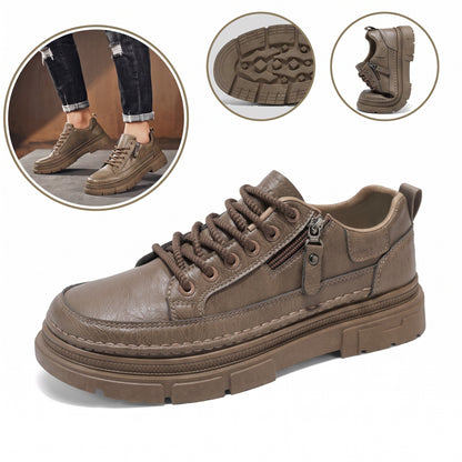Scarpe ergonomiche con plantare in pelle — Pelle di vacchetta italiana di prima qualità, supporto dell'arco plantare, stabilità del tallone e sollievo dal dolore ai piedi