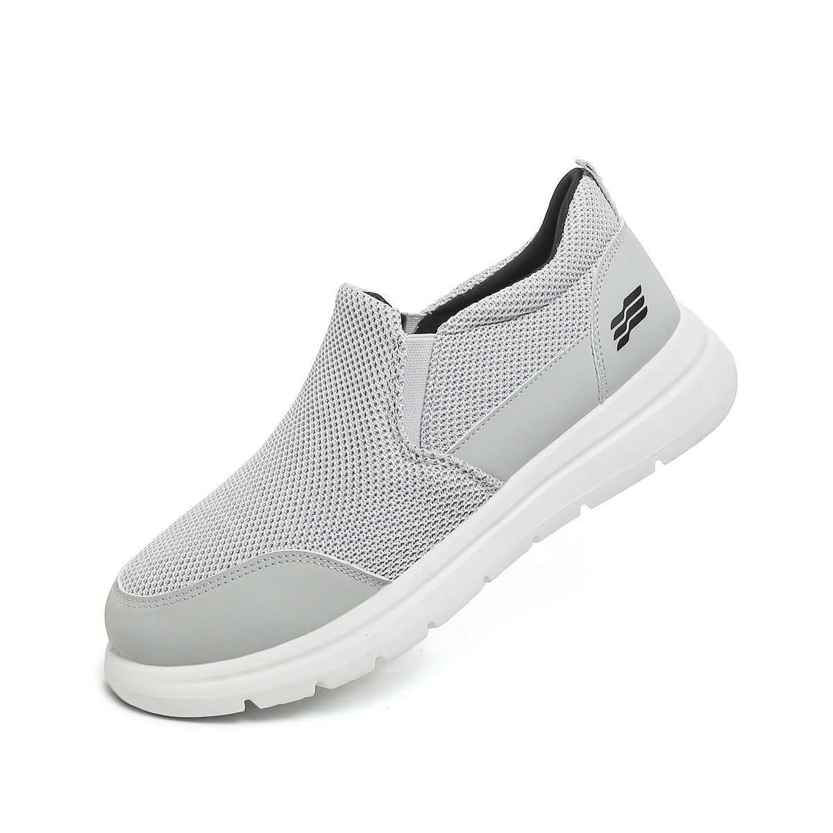 Scarpe ortopediche casual in rete — supporto plantare, facili da indossare e togliere.