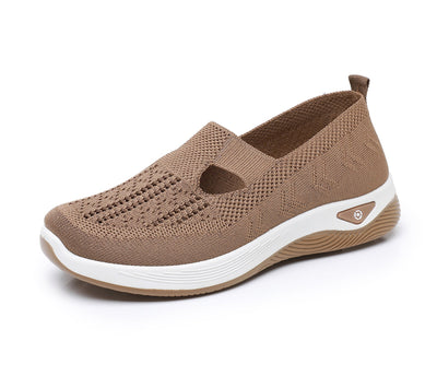 Scarpe sportive ortopediche in rete: con supporto per l'arco plantare per alleviare il dolore; ammortizzazione morbida.