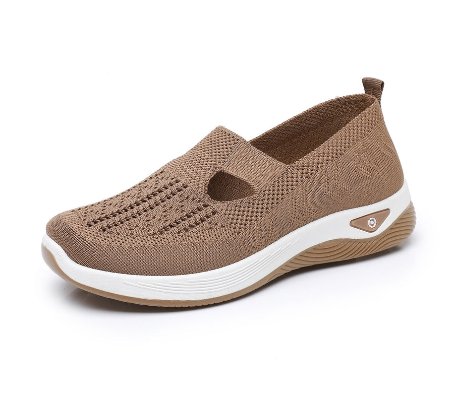 Scarpe sportive ortopediche in rete: con supporto per l'arco plantare per alleviare il dolore; ammortizzazione morbida.
