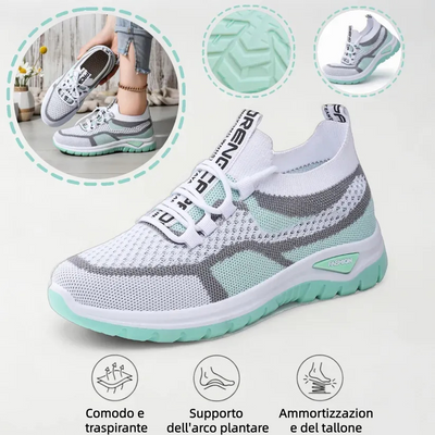 Scarpe ortopediche casual dallo stile multicolore