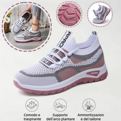 Scarpe ortopediche casual dallo stile multicolore