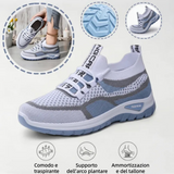 Scarpe ortopediche casual dallo stile multicolore