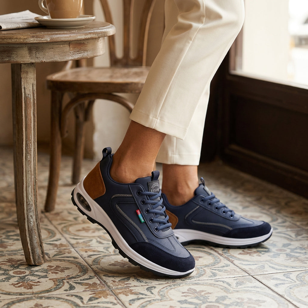 Scarpe ortopediche sportive per la cura dei piedi