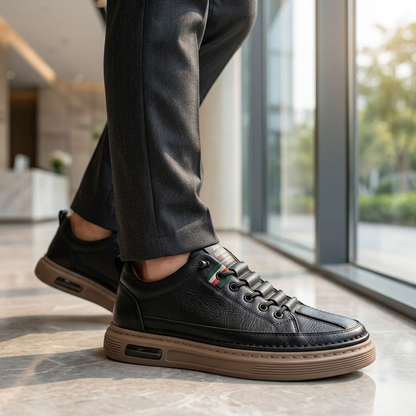 Scarpe ortopediche da lavoro in pelle morbida