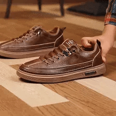 Scarpe ortopediche da lavoro in pelle morbida