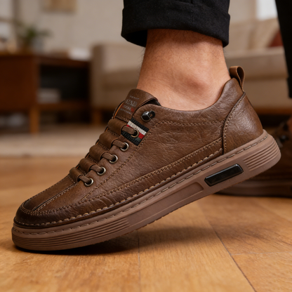 Scarpe ortopediche da lavoro in pelle morbida