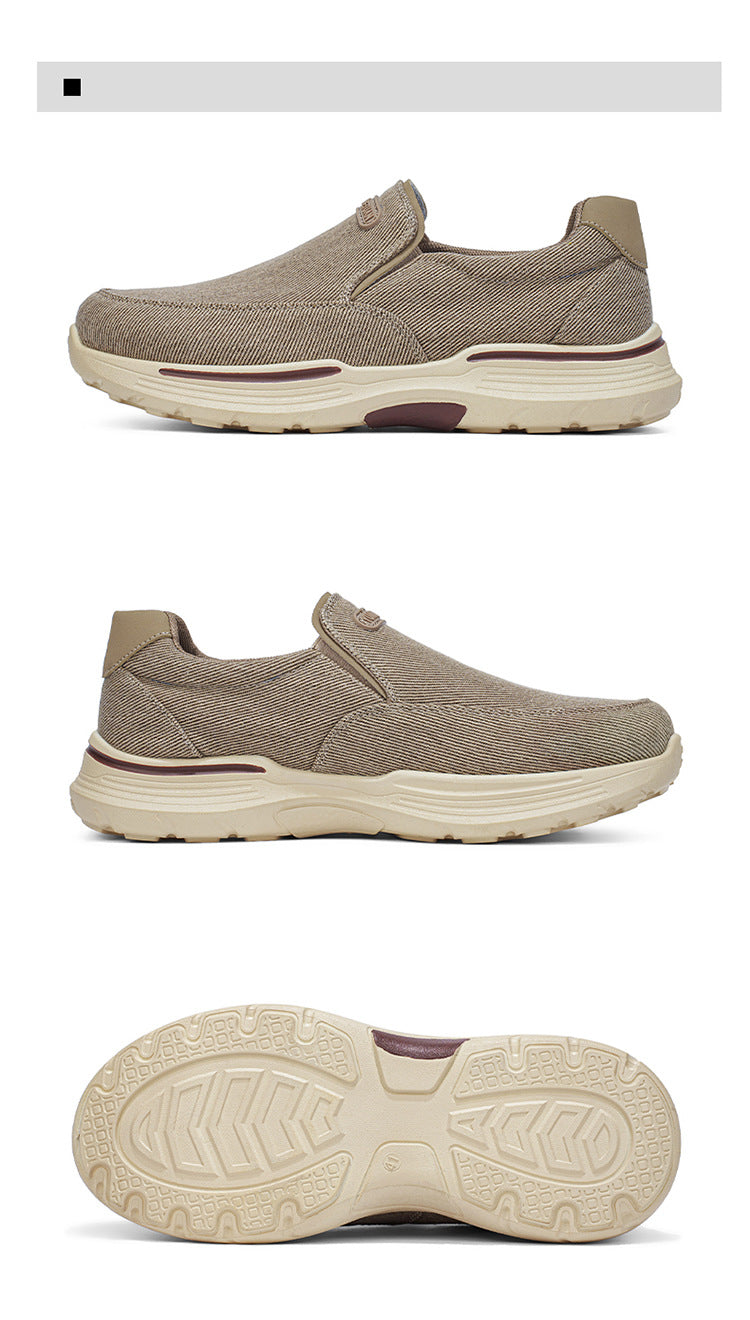 Comode scarpe ortopediche in pelle scamosciata — con supporto per l'arco plantare, per alleviare il dolore; raccomandate dai podologi