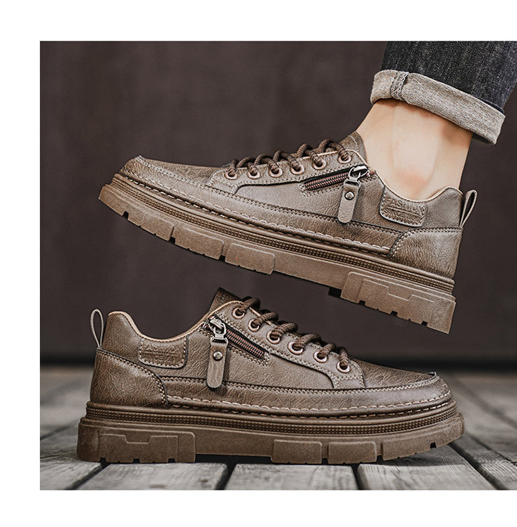 Scarpe ergonomiche con plantare in pelle — Pelle di vacchetta italiana di prima qualità, supporto dell'arco plantare, stabilità del tallone e sollievo dal dolore ai piedi