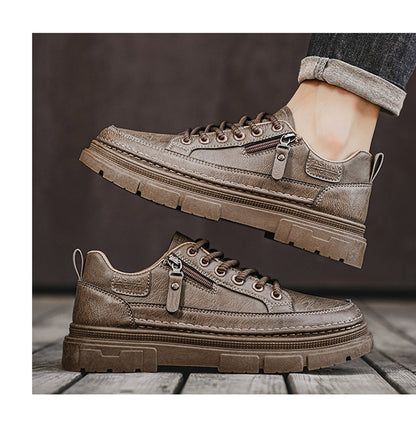 Scarpe ergonomiche con plantare in pelle — Pelle di vacchetta italiana di prima qualità, supporto dell'arco plantare, stabilità del tallone e sollievo dal dolore ai piedi