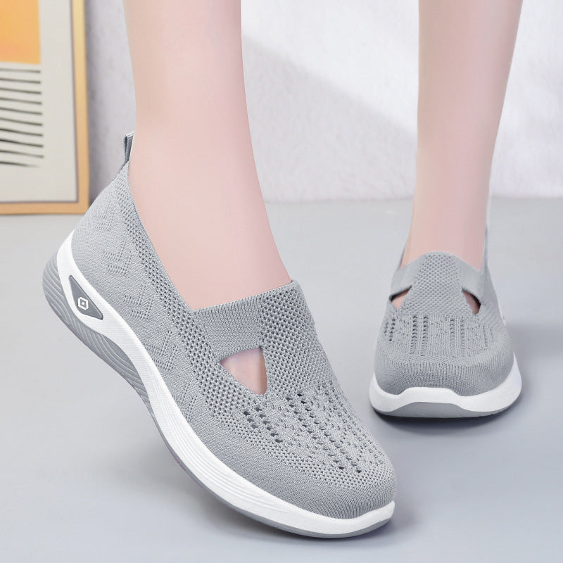 Scarpe sportive ortopediche in rete: con supporto per l'arco plantare per alleviare il dolore; ammortizzazione morbida.