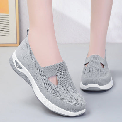 Scarpe sportive ortopediche in rete: con supporto per l'arco plantare per alleviare il dolore; ammortizzazione morbida.