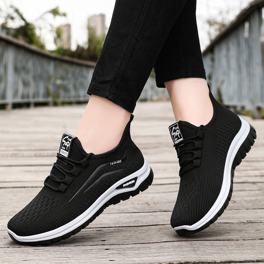 Scarpe sportive ortopediche in rete: con supporto per l'arco plantare per alleviare il dolore; ammortizzazione morbida.