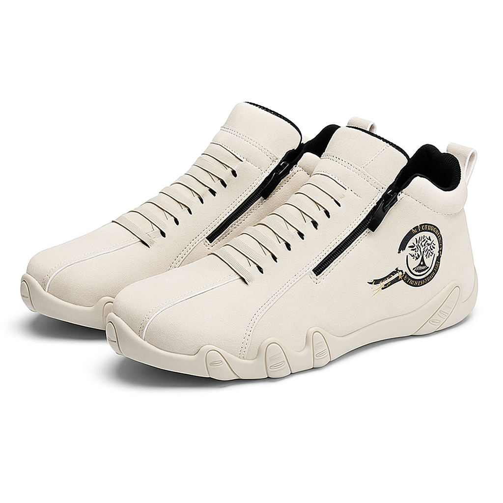 Scarpe ortopediche comode: supporto plantare ergonomico per alleviare il dolore, forma ampia che non stringe il piede.