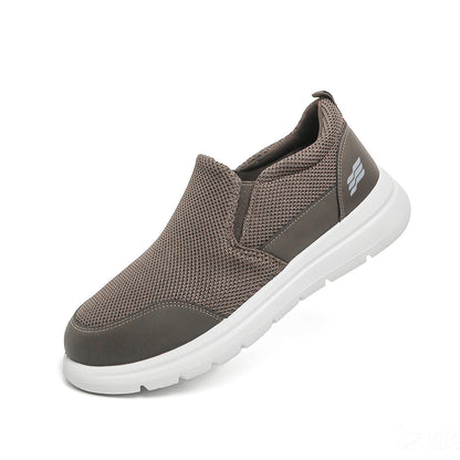 Scarpe ortopediche casual in rete — supporto plantare, facili da indossare e togliere.
