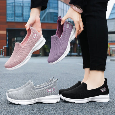 Scarpe sportive ortopediche a rete: con supporto per l'arco plantare, per alleviare il dolore; morbide e ammortizzanti.