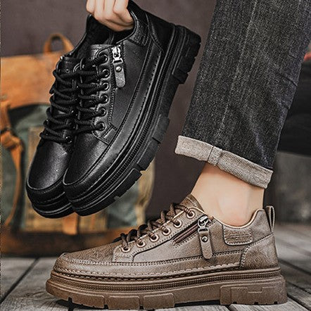 Scarpe ergonomiche con plantare in pelle — Pelle di vacchetta italiana di prima qualità, supporto dell'arco plantare, stabilità del tallone e sollievo dal dolore ai piedi