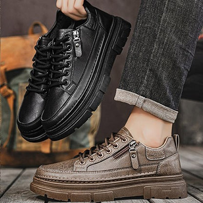 Scarpe ergonomiche con plantare in pelle — Pelle di vacchetta italiana di prima qualità, supporto dell'arco plantare, stabilità del tallone e sollievo dal dolore ai piedi