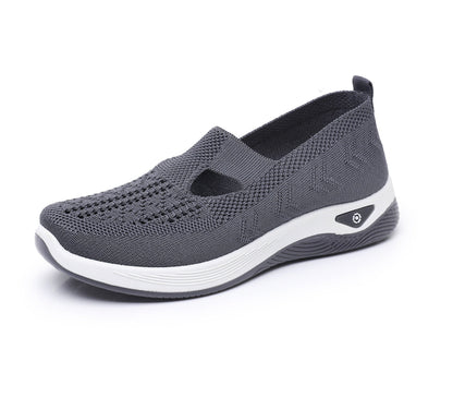 Scarpe sportive ortopediche in rete: con supporto per l'arco plantare per alleviare il dolore; ammortizzazione morbida.