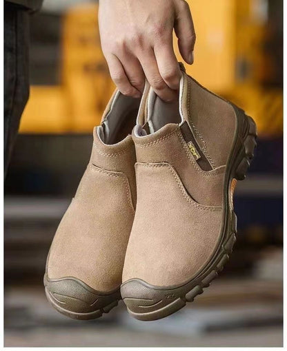 Scarpe ortopediche in morbida pelle scamosciata: morbide e confortevoli, con un ottimo sostegno - alleviano il dolore ai piedi.