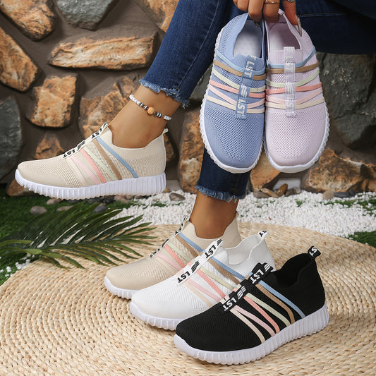 Scarpe sportive ortopediche a rete: con supporto per l'arco plantare, per alleviare il dolore; morbide e ammortizzanti.
