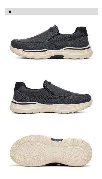 Comode scarpe ortopediche in pelle scamosciata — con supporto per l'arco plantare, per alleviare il dolore; raccomandate dai podologi