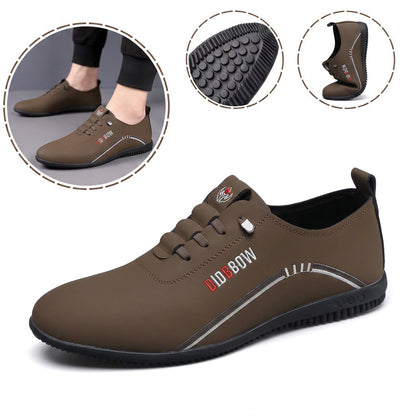 Scarpe ortopediche ergonomiche in pelle — Pelle di vacchetta italiana di prima qualità con supporto plantare per alleviare il dolore ai piedi