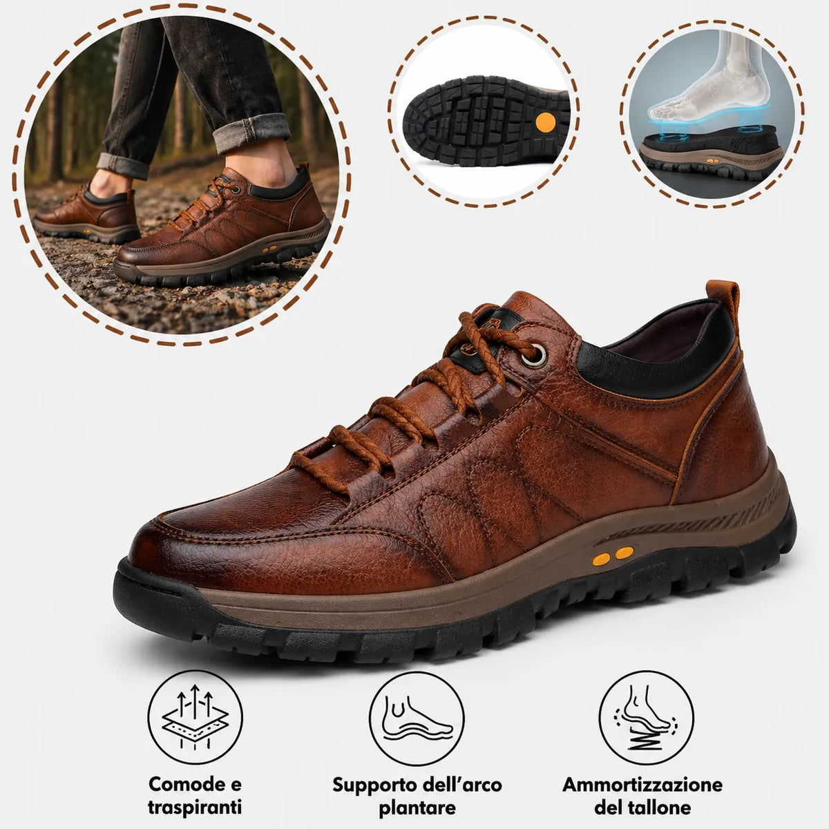 Scarpe ortopediche comode e casual