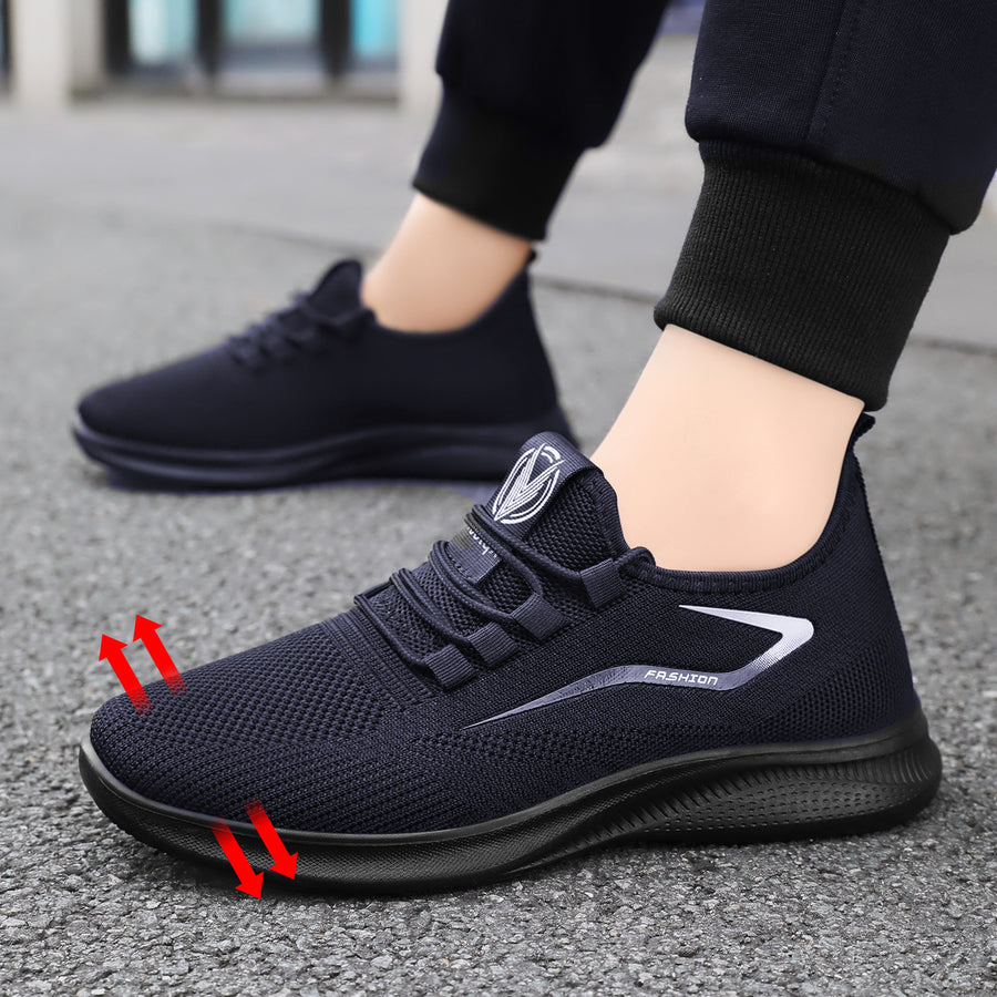 Scarpe sportive ortopediche a rete: con supporto per l'arco plantare, per alleviare il dolore; morbide e ammortizzanti.