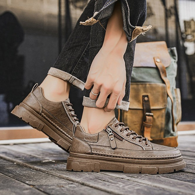 Scarpe ergonomiche con plantare in pelle — Pelle di vacchetta italiana di prima qualità, supporto dell'arco plantare, stabilità del tallone e sollievo dal dolore ai piedi