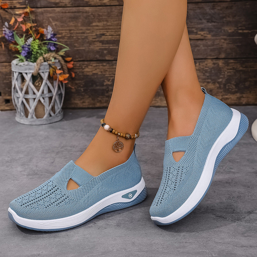 Scarpe sportive ortopediche in rete: con supporto per l'arco plantare per alleviare il dolore; ammortizzazione morbida.