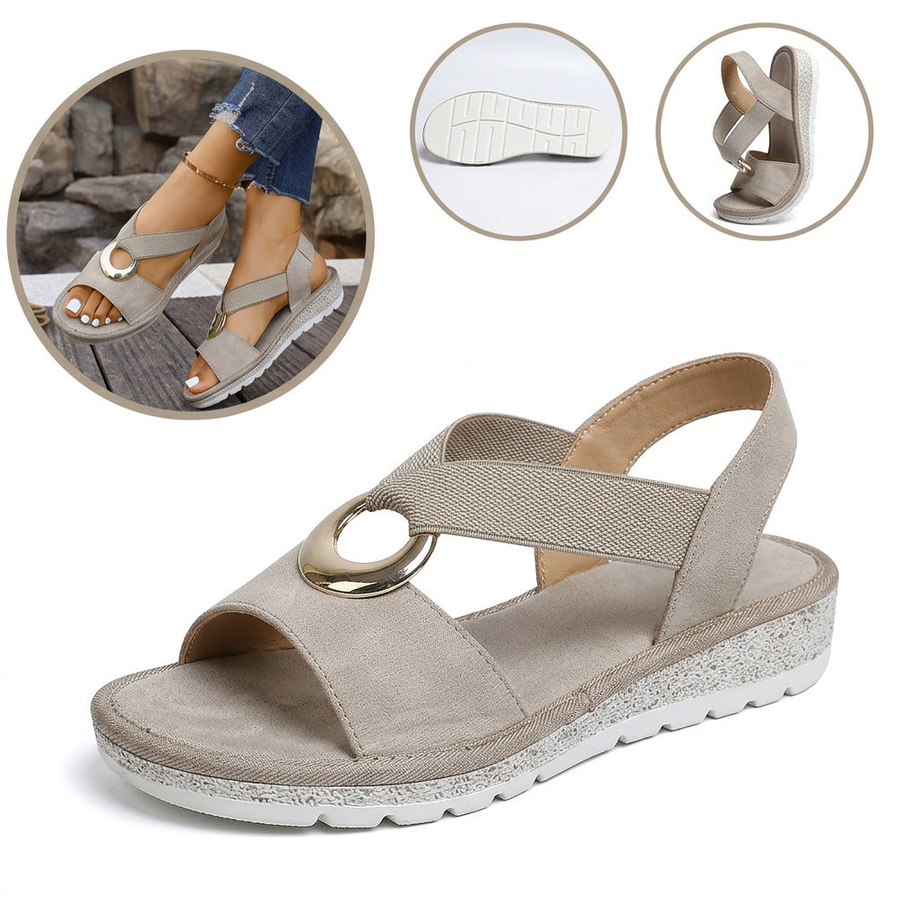Sandali ortopedici ergonomici — Con supporto plantare per alleviare il dolore ai piedi, stabilizzare il tallone e ridurre l'instabilità durante la deambulazione