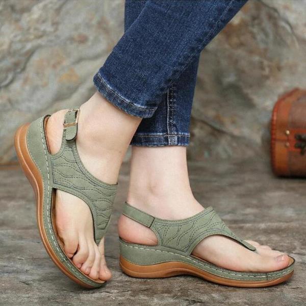 Sandali ortopedici ergonomici — Con supporto plantare per alleviare il dolore ai piedi, stabilizzare il tallone e ridurre l'instabilità durante la deambulazione