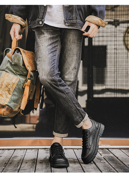 Scarpe ergonomiche con plantare in pelle — Pelle di vacchetta italiana di prima qualità, supporto dell'arco plantare, stabilità del tallone e sollievo dal dolore ai piedi