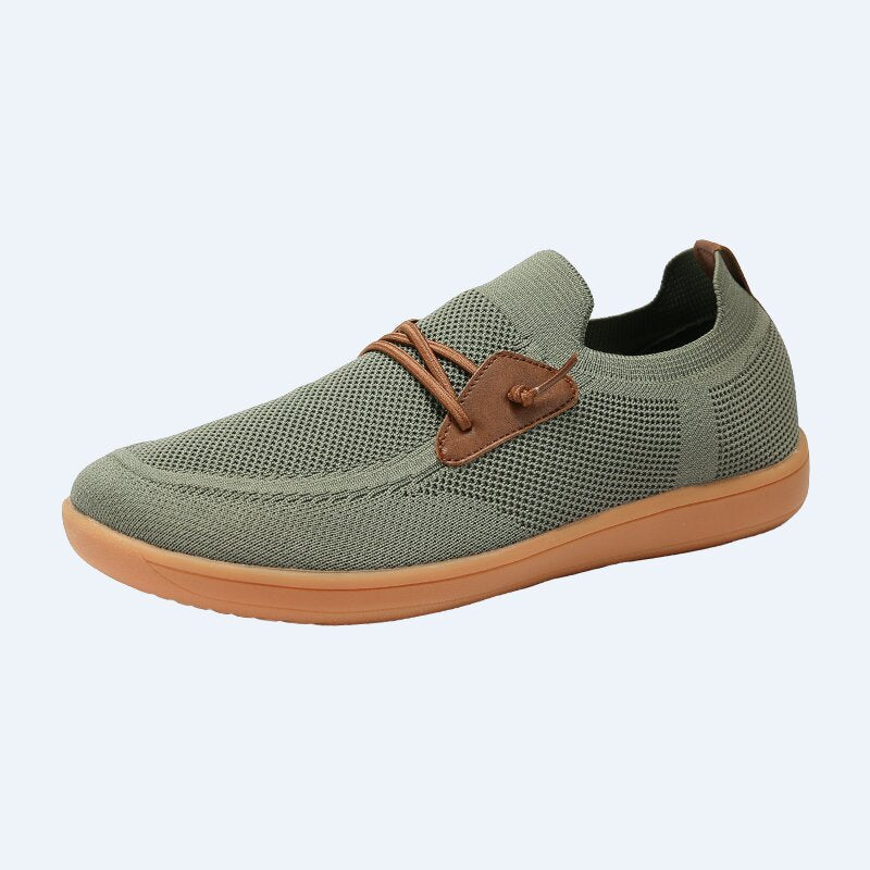 Scarpe sportive ortopediche a rete: dotate di supporto per l'arco plantare, alleviano il dolore; morbide e ammortizzanti.
