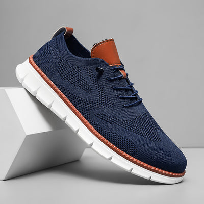 Scarpe sportive ortopediche a rete: dotate di supporto per l'arco plantare, alleviano il dolore; morbide e ammortizzanti.