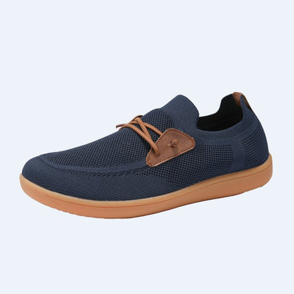 Scarpe sportive ortopediche a rete: dotate di supporto per l'arco plantare, alleviano il dolore; morbide e ammortizzanti.