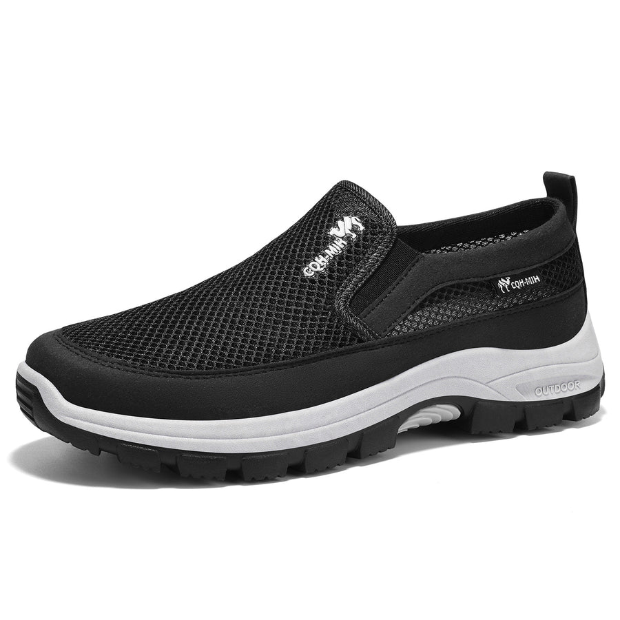 Scarpe sportive ortopediche a rete: con supporto per l'arco plantare, per alleviare il dolore; morbide e ammortizzanti.