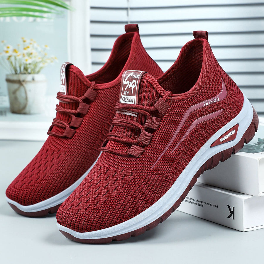 Scarpe sportive ortopediche in rete: con supporto per l'arco plantare per alleviare il dolore; ammortizzazione morbida.