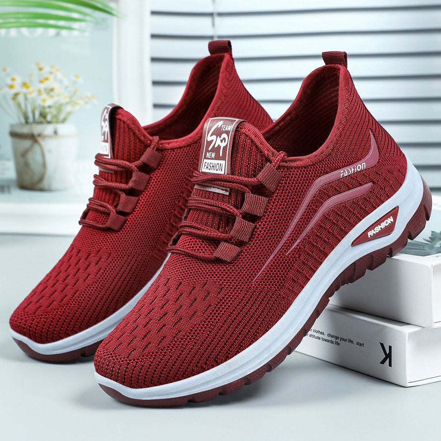 Scarpe sportive ortopediche in rete: con supporto per l'arco plantare per alleviare il dolore; ammortizzazione morbida.